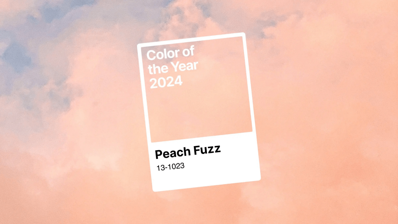 The Pantone Color of the Year 2024: Peach Fuzz