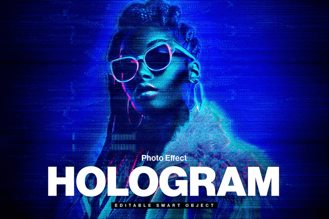 Hologram Photo Effect by BrandPacks
