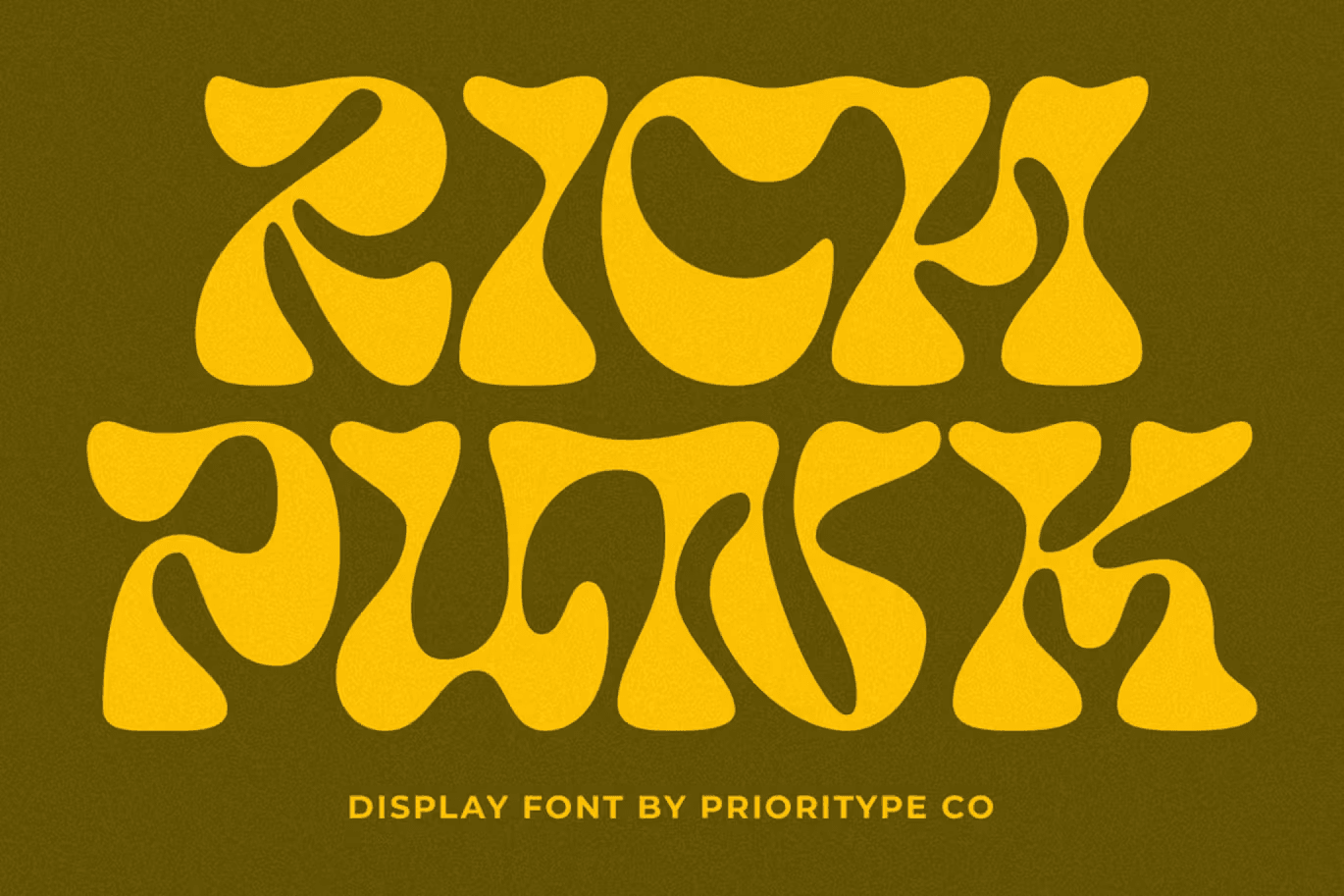 Rich Punk - Display Font by PrioritypeCo