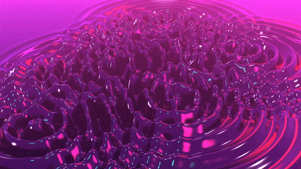Rippling purple liquid, an item by one of Mark's favorite video authors:secondfalseiteration.